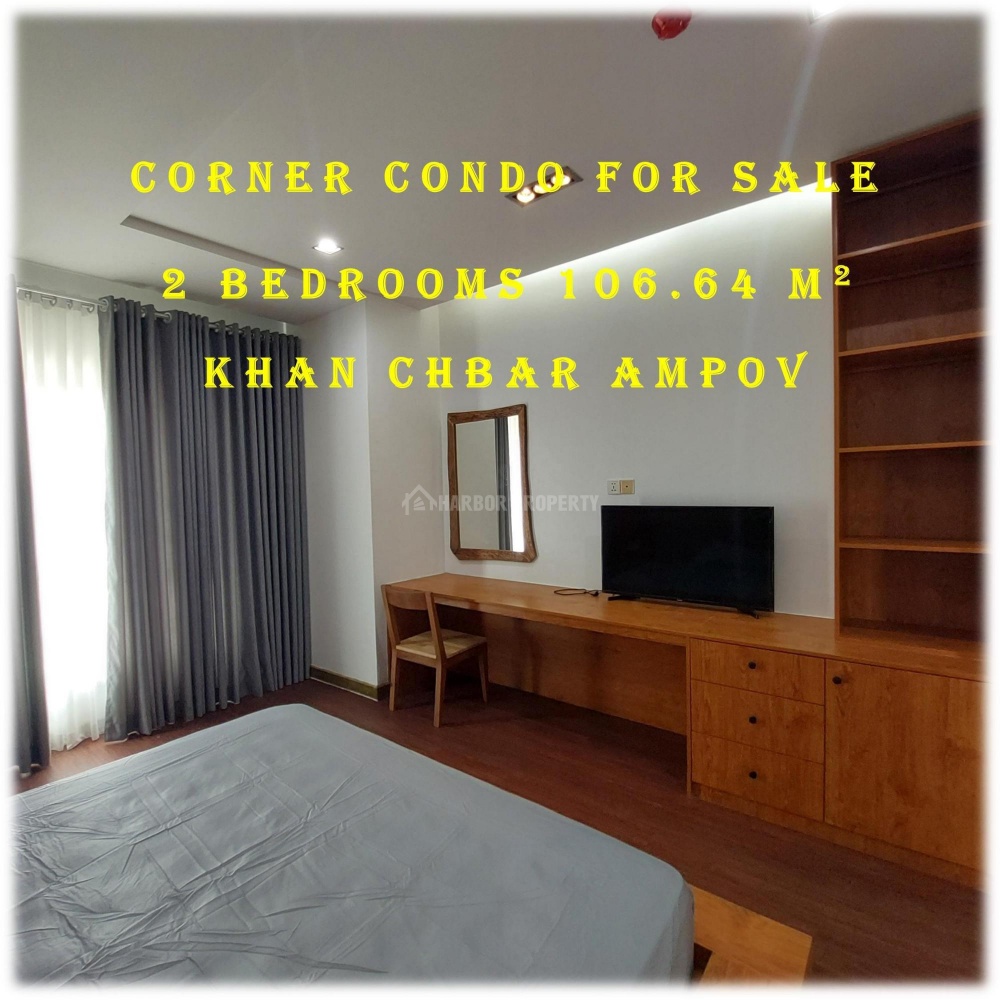 #SC029
 VERY BIG SIZE ! Big Garden ! CORNER Condo ! 2 BEDS at Chbar AmPov For Sale - Widok 3