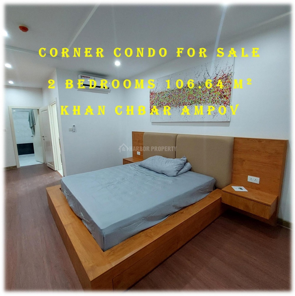 #SC029
 VERY BIG SIZE ! Big Garden ! CORNER Condo ! 2 BEDS at Chbar AmPov For Sale - Widok 4