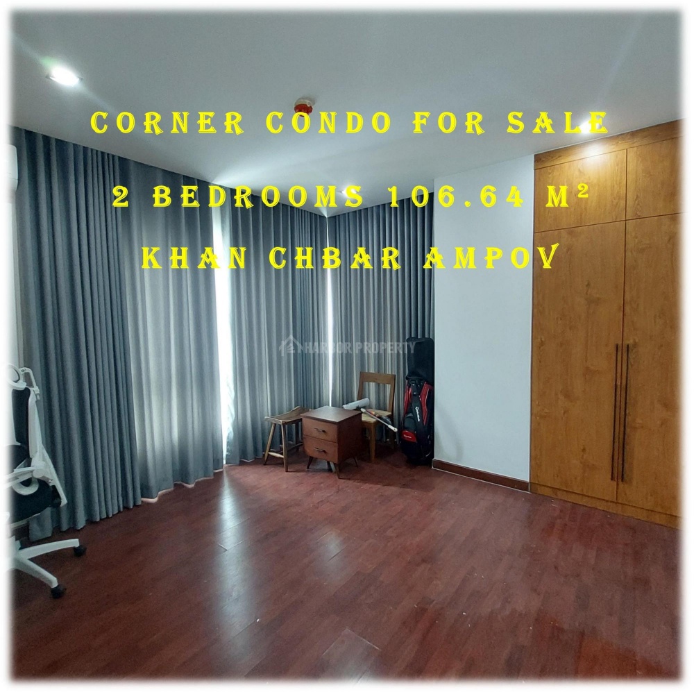 #SC029
 VERY BIG SIZE ! Big Garden ! CORNER Condo ! 2 BEDS at Chbar AmPov For Sale - Więcej