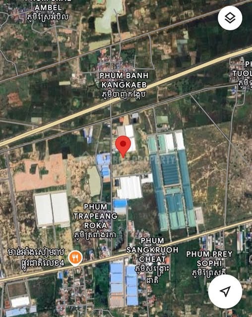 工业区土地出售,距NR.4(1.5公顷)200米,65$/m2 - Pohľad 3