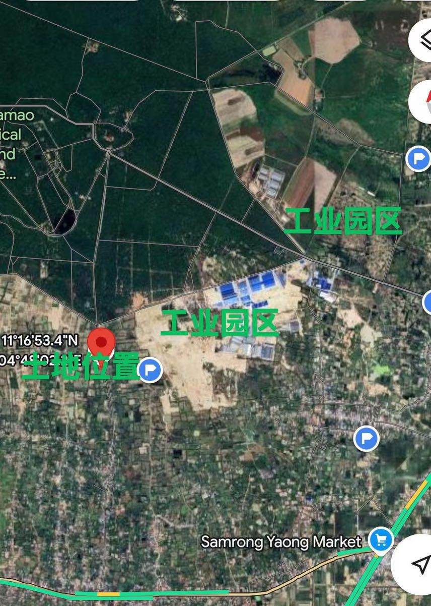 柬埔寨金边2号路39公里处土地出售 - View 2