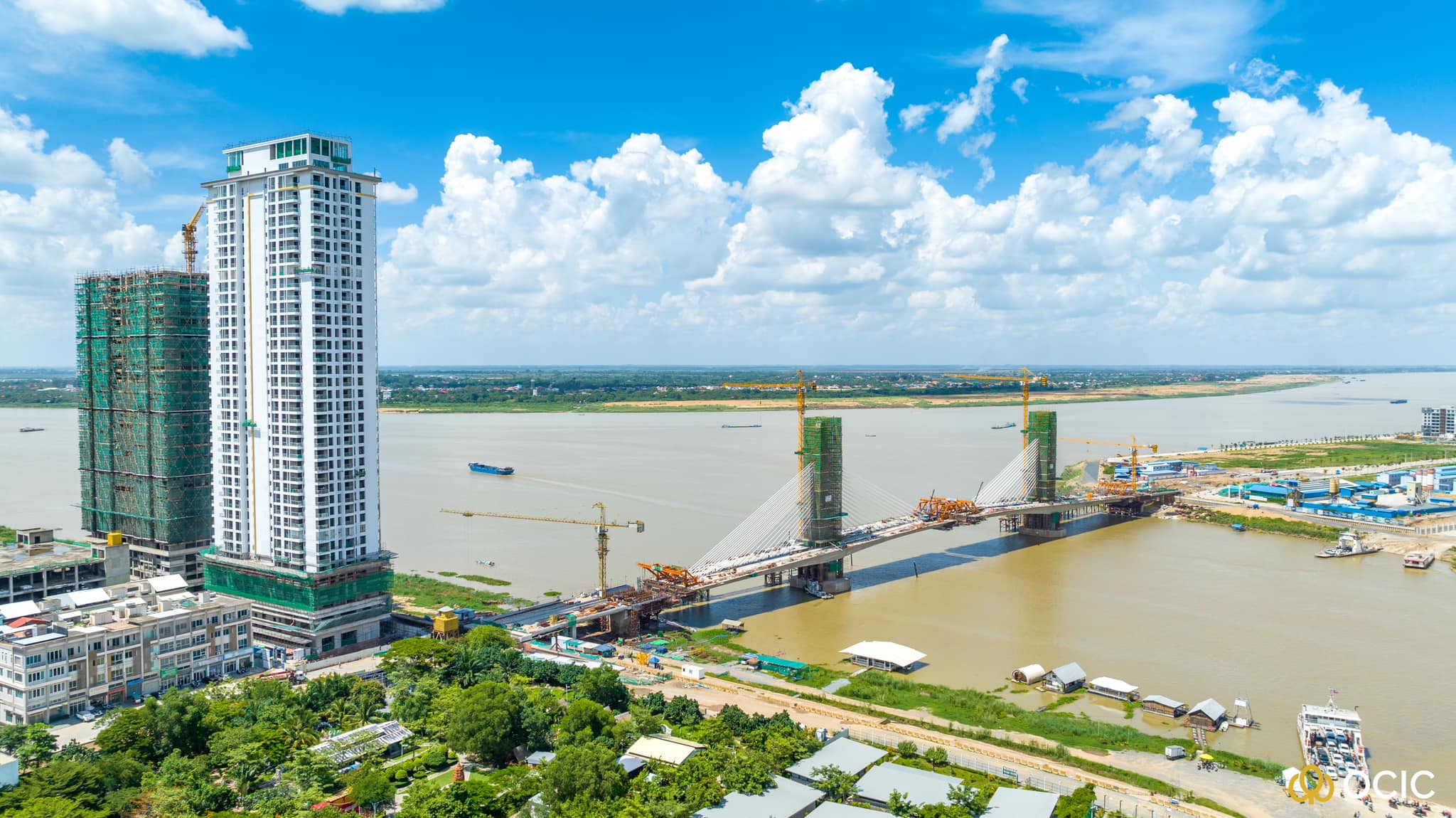Koh Pich-Koh Norea Cable Bridge to be Connected on September 10 | Harbor Property